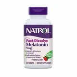 Natrol Melatonin Fast Dissolve, Strawberry, 1 mg, 90 Tabs