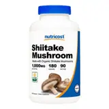 Nutricost Organic Shiitake Mushroom Capsules, 180 count