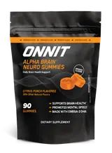 Onnit Alpha BRAIN Neuro Gummies (90 gummies)